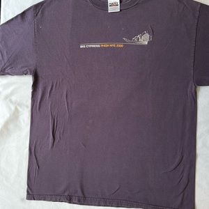 ⭕️Vintage Phish Short Sleeve Tshirt Purple Size XL Big Cypress NYE